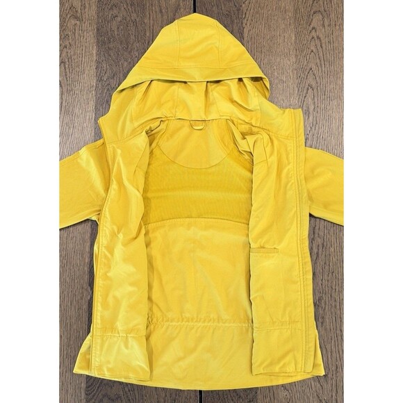 Lululemon Pack It Up Jacket Women’s Sz 6 Honeycomb Hooded Cinch Waist Pockets - Picture 6 of 16